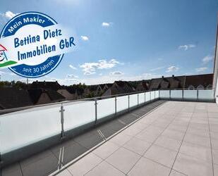DIETZ: HAUS PAULA! Penthauscharakter mit 50qm Dachterrasse ! Wärmepumpe, Tiefgarage, opt Einbauküche - Elsenfeld