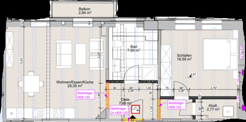 Foto - 2 Zimmer Etagenwohnung zur Miete in Worms