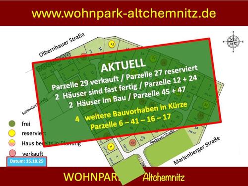 Foto - Aktueller Stand im Wohnpark Altchemnitz
