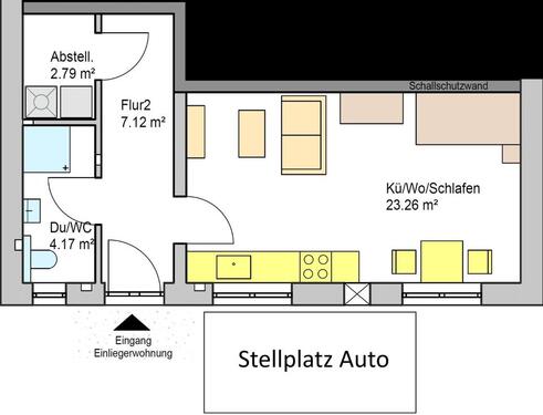 Foto - Neue 38 m² ELW mit Küche+Stellpl. - Ideal Pendler oder Bundeswehr