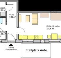 Neue 38 m² ELW mit Küche+Stellpl. - Ideal Pendler oder Bundeswehr - Lahnstein