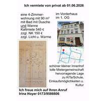 4-Zimmerwohnung zur Miete in Großenhain, Berliner Str. 16 - Klipphausen