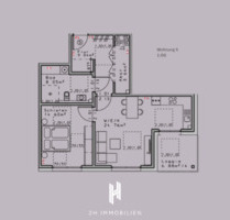 Moderne 2-Zimmer-Wohnung mit Einbauküche in Herford Innenstadt