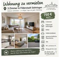 Nachmieter für 3 Zimmerwohnung - 750,00&nbsp;EUR Kaltmiete, ca.&nbsp; 60,00&nbsp;m&sup2; in Filderstadt (PLZ: 70794)