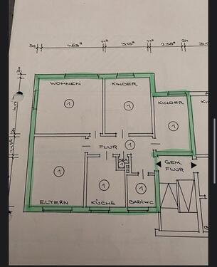 Foto - 4 Zimmer Erdgeschoßwohnung zum Kaufen in Horstmar