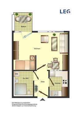 Foto - 1 Zimmer Etagenwohnung zur Miete in Bonn