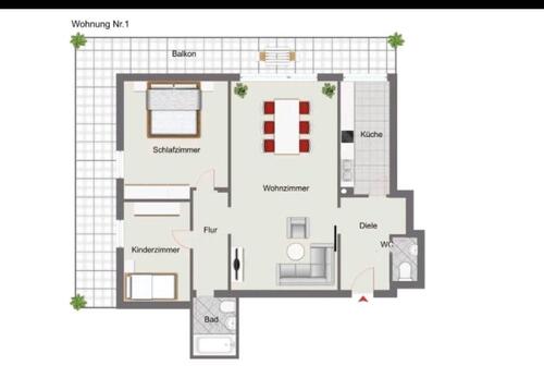 Foto - 3 Zimmer Etagenwohnung zur Miete in Fürstenfeldbruck