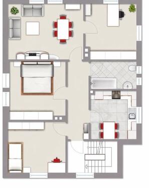 Foto - Wohnung zu vermieten 86 Quadratmeter Biedenkopf Zentrum