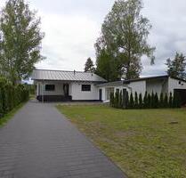 Haus am See zur Miete in Halbe mit Sauna