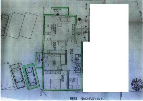 Foto - 3 Zimmer, Küche, Bad, WC, Balkon, 100 qm