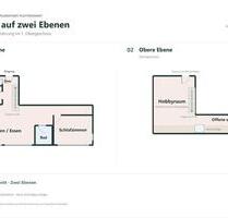 Sanierte 34 Zimmer Maisionettewohnung 94m² incl. neuer Küche - Filderstadt