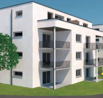 Erstbezug - Einzimmerwohnung im EG mit eigener Terrasse - Burgbernheim