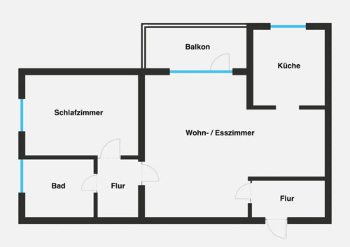 Foto - 2.5 Zimmer Etagenwohnung in Hagen