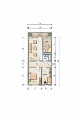 Foto - 3 Zimmer Etagenwohnung zur Miete in Wolmirstedt