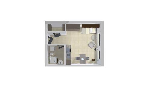 Foto - 1 Zimmer Etagenwohnung zur Miete in Burgwald