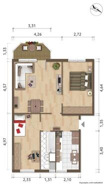 Foto - Etagenwohnung zur Miete in Hoyerswerda