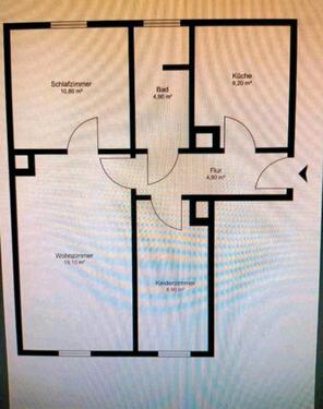 Foto - 3 Zimmer Erdgeschoßwohnung in Bördeland