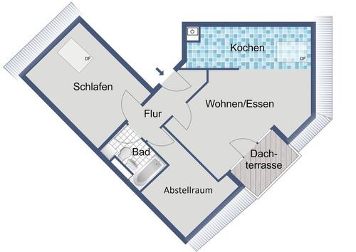 Foto - Etagenwohnung in Darmstadt