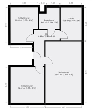 Foto - 3 Zimmer Erdgeschoßwohnung zur Miete in Borna