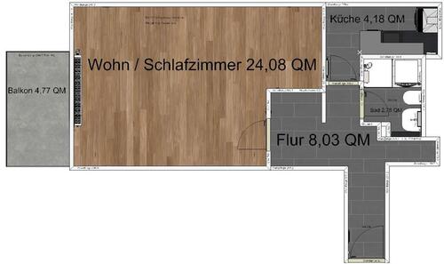Foto - 1 Zimmer Etagenwohnung in München