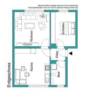 Foto - 2 Zimmer Etagenwohnung zur Miete in Marburg