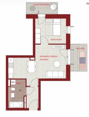 Foto - 2-Zimmer Neubau Wohnung in Riem bei München zu vermieten