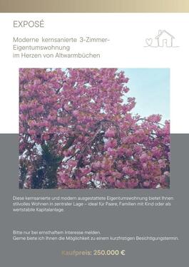 Foto - moderne 3 Zimmer Eigentumswohnung im Herzen von Altwarmbüchen