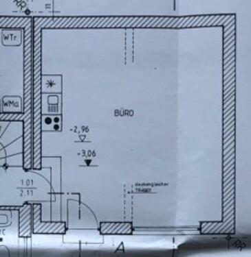 Foto - großzügiges Büro mit 32,5m², Kaffeküche und Toilette