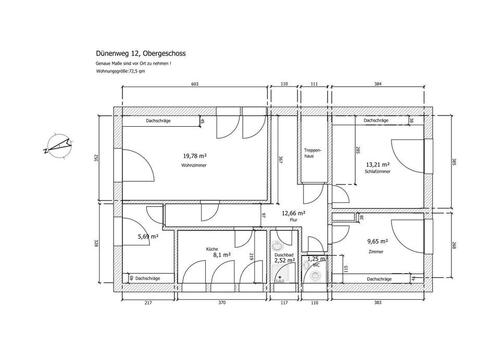 Foto - Dachgeschoßwohnung in Nebel zur Miete