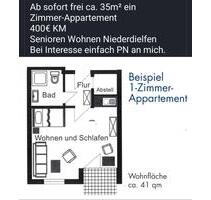 Senioren Wohnung Niederdielfen - 440,00 EUR Kaltmiete, in Wilnsdorf (PLZ: 57234)
