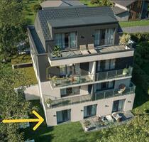 Gartenwohnung, 3,5 Zimmer, Neubau, KfW40, Carport - Erlangen Bruck