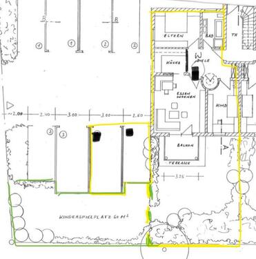 Foto - Attraktive 3-4 ZKB Gartenwohnung in gepflegtem 6-Parteien-Haus