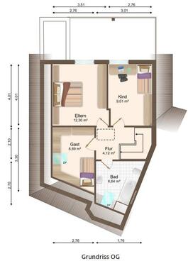 Foto - Etagenwohnung in Meldorf zur Miete