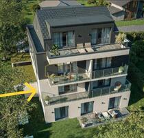 Massivholz-Neubau: 2 Zimmer mit Balkon, KfW40, gesundes Wohnklima, Weitblick - Erlangen Bruck