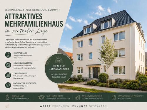 Foto - PROVISIONSFREIES MEHRFAMILIENHAUS MIT 6 WOHNUNGEN – ZENTRALE LAGE