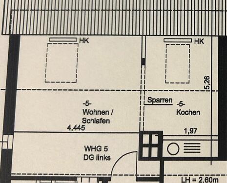 Foto - Gemütliches 30qm Appartment - 700,00&nbsp;EUR Kaltmiete, ca.&nbsp; 38,00&nbsp;m&sup2;