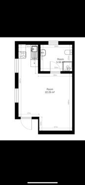 Foto - 1 Zimmer Erdgeschoßwohnung zur Miete in Stutensee