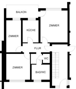 Foto - 3.5 Zimmer Etagenwohnung in Bochum