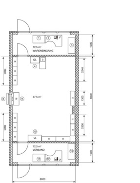 Foto - Warenlager mit 2 Büroräumen zu vermieten