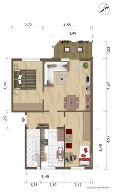 Foto - 3 Zimmer Etagenwohnung in Hoyerswerda