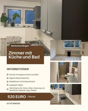 Foto - 1Zimmer Wohnung - 520,00&nbsp;EUR Kaltmiete, ca.&nbsp; 40,00&nbsp;m&sup2;