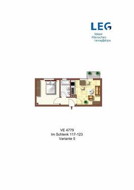 Foto - 2 Zimmer Erdgeschoßwohnung zur Miete in Duisburg