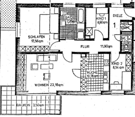 Foto - 4-Zimmerwohnung (Friedrichsdorf-Seulberg)
