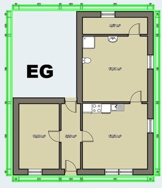 Foto - 2 Zimmer Erdgeschoss Wohnung in Kreuztal-Fellinghausen