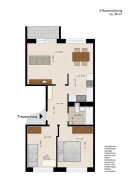 Foto - 3 Zimmer Etagenwohnung in Dessau-Roßlau