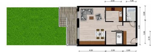 Foto - 1 Zimmer Erdgeschoßwohnung zur Miete in Hoyerswerda