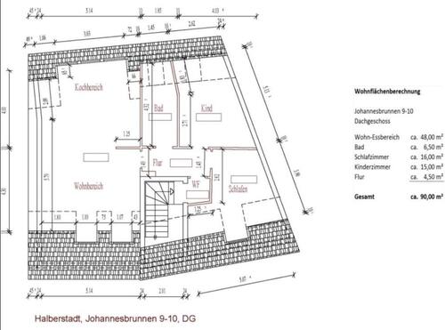 Foto - 3 Raumwohnung mit Einbauküche zu vermieten.