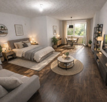 1ZKB, Apartment, 37 qm Wohnung, Merchweiler, Ortsrandlage