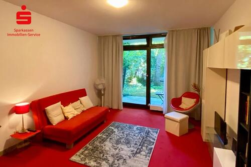 Foto - Möblierte 1-Zimmer-Wohnung mit Garten