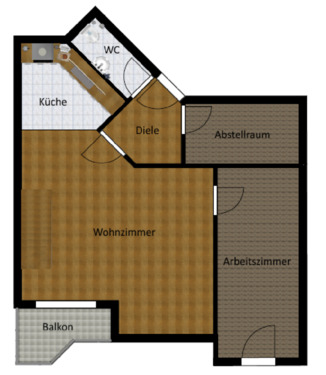 Foto - 3 Zimmer Maisonettenwohnung zur Miete in Wittlich